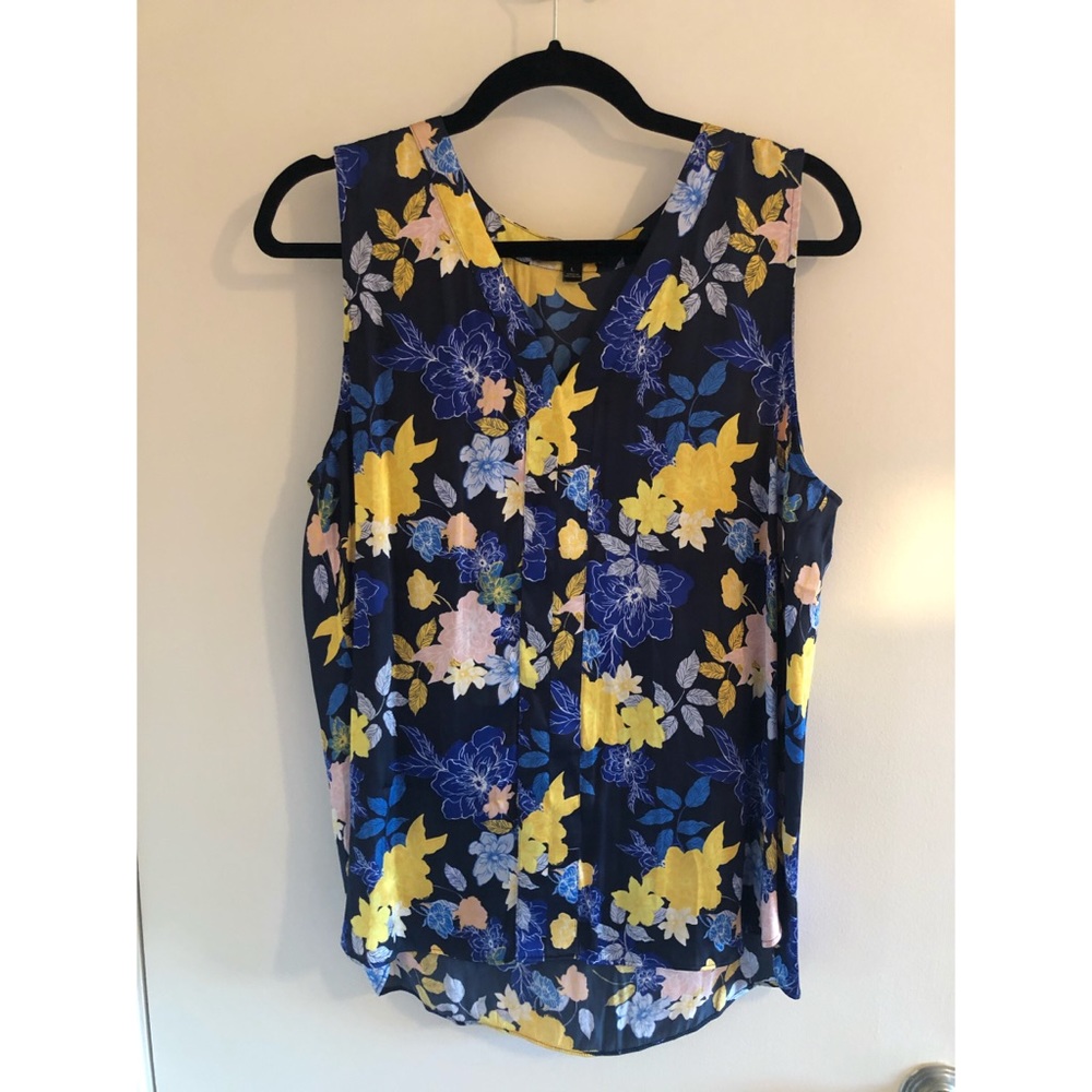 Floral Satin Top